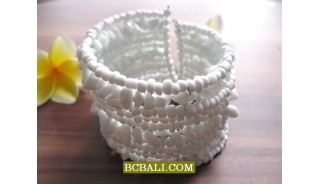Beads Stones Cuff Bracelets Ethnic Women Fashion